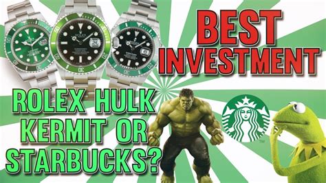 difference between rolex hulk and starbucks|hulk vs starbucks.